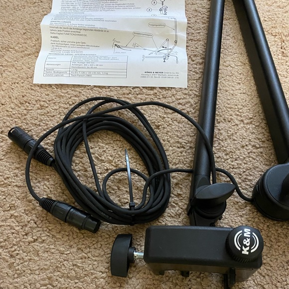 Other Km Knig Meyer 238631155 Microphone Desk Boom Arm Stand Poshmark